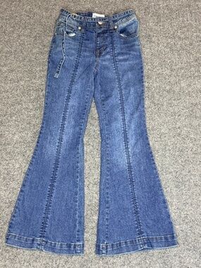 Colorful Planet Girls 7 flare jeans